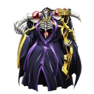 character:ainz_ooal_gown copyright:overlord_(maruyama) game:overlord:_mass_for_the_dead general:1boy general:black_robe general:full_body general:gold_trim general:jewelry general:lich general:no_eyes general:official_art general:ring general:robe general:skeleton general:solo general:teeth general:weapon general:wide_sleeves technical:grabber // 1024x1024 // 800.1KB