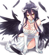 artist:hlz character:albedo copyright:overlord_(maruyama) copyright:overlord_(novel) general:black_hair general:breasts general:female general:golden_eyes general:horns general:large_breasts general:long_hair general:solo general:wings meta:png-to-jpg_conversion tagme technical:grabber // 624x696 // 336.1KB