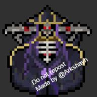 character:ainz_ooal_gown copyright:overlord_(maruyama) general:pixel_art technical:grabber unknown:ドット絵 // 256x256 // 27.5KB