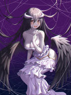 Mangaka:Pixiv_Id_31351260 Series:Overlord character:albedo technical:grabber // 3000x4000 // 8.7MB