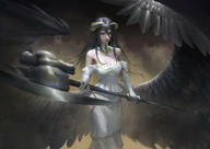 artist:Firons character:albedo general:axe // 2400x1697 // 1.9MB