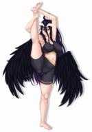 character:albedo copyright:overlord_(maruyama) general:1girl general:black_hair general:cleavage general:demon_girl general:feet general:full_body general:highres general:horns general:large_breasts general:long_hair general:simple_background general:smile general:solo general:yellow_eyes technical:grabber unknown:ahoge unknown:armpits unknown:barefoot unknown:black_wings unknown:breasts unknown:closed_mouth unknown:collarbone unknown:covered_erect_nipples unknown:eyebrows_visible_through_hair unknown:gluteal_fold unknown:hair_between_eyes unknown:legs unknown:low_wings unknown:midriff unknown:navel unknown:ranox unknown:shorts unknown:slit_pupils unknown:soles unknown:sports_bra unknown:sportswear unknown:standing unknown:toes unknown:white_background unknown:wings // 1567x2251 // 1.2MB