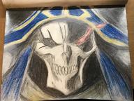 character:ainz_ooal_gown copyright:overlord_(maruyama) technical:grabber unknown:二次创作 unknown:安兹乌尔恭 unknown:铅笔画 unknown:骨傲天 unknown:骷髅 // 4032x3024 // 4.6MB