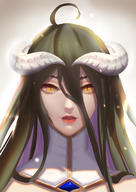 character:albedo copyright:overlord_(maruyama) technical:grabber unknown:原创 unknown:头像 unknown:御姐 unknown:雅儿贝德 unknown:骨王 // 4961x7016 // 10.0MB
