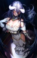 artist:marse_(rokudaime) character:albedo copyright:overlord_(maruyama) general:1girl general:bare_shoulders general:black_hair general:black_wings general:breasts general:cleavage general:clothing_cutout general:covered_navel general:demon_girl general:demon_horns general:dress general:feathered_wings general:feathers general:gloves general:hair_between_eyes general:horns general:large_breasts general:long_hair general:looking_at_viewer general:slit_pupils general:smile general:solo general:white_dress general:white_gloves general:wings general:yellow_eyes meta:absurdres meta:highres technical:grabber // 2678x4197 // 20.6MB