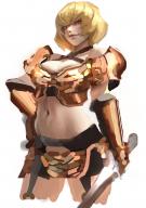 artist:dnjswns178 character:clementine_(overlord) copyright:overlord_(maruyama) general:1girl general:armor general:bangs general:blonde_hair general:breastplate general:breasts general:cleavage general:cleavage_cutout general:criss-cross_halter general:cropped_legs general:evil_smile general:halterneck general:hand_on_hip general:holding general:holding_sword general:holding_weapon general:large_breasts general:lips general:looking_at_viewer general:midriff general:navel general:nose general:red_eyes general:short_hair general:shoulder_armor general:sketch general:smile general:solo general:spaulders general:sword general:weapon general:white_background meta:absurdres meta:commentary_request meta:highres tagme technical:grabber // 2480x3508 // 2.1MB