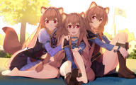 artist:beek character:raphtalia copyright:tate_no_yuusha_no_nariagari general:3girls general::d general:aged_down general:aged_up general:animal_ears general:barefoot general:blunt_bangs general:blush general:boots general:brown_footwear general:brown_hair general:collar general:cuffs general:dress general:feet general:flag general:full_body general:girl_sandwich general:hair_between_eyes general:hand_on_another's_shoulder general:handcuffs general:happy general:knee_boots general:long_hair general:long_legs general:long_sleeves general:looking_at_viewer general:multiple_girls general:multiple_persona general:open_mouth general:outdoors general:puffy_long_sleeves general:puffy_sleeves general:raccoon_ears general:raccoon_girl general:raccoon_tail general:red_eyes general:ribbed_sweater general:sandwiched general:sidelocks general:single_boot general:sitting general:smile general:sweater general:tail general:time_paradox general:tree general:unworn_boots meta:commentary meta:highres meta:photoshop_(medium) technical:grabber // 1920x1200 // 1.7MB