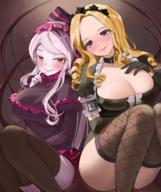 character:shalltear_bloodfallen character:solution_epsilon copyright:overlord_(maruyama) general:2girls general:big_breasts general:clothing general:hoyuring metadata:tagme technical:grabber // 3272x3914 // 24.6MB