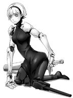 artist:virtues character:character_request copyright:blame! copyright:sidonia_no_kishi general:android general:cyborg general:gynoid general:monochrome general:robot general:robot_girl general:silver_eyes general:simple_background general:solo general:white_hair technical:grabber // 600x800 // 84.3KB