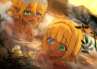 character:aura_bella_fiora character:mare_bello_fiore copyright:overlord_(maruyama) general:1girl general:blonde_hair general:dark_elf general:pointy_ears tagme technical:grabber unknown:1boy unknown:artist_request unknown:bathing unknown:blue_eyes unknown:elf unknown:green_eyes unknown:heterochromia unknown:mixed_bathing unknown:rubber_duck unknown:siblings unknown:twins // 729x516 // 457.1KB