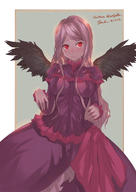 artist:10hmugen character:shalltear_bloodfallen copyright:overlord_(maruyama) general:1girl general:black_wings general:breasts general:dress general:female general:gothic_lolita general:lolita_fashion general:long_hair general:looking_at_viewer general:medium_breasts general:pink_hair general:red_eyes general:silver_hair general:solo general:wings medium:high_resolution medium:simple_background tagme technical:grabber // 1066x1508 // 154.6KB