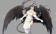 artist:pixiv_id_3034396 character:albedo copyright:overlord_(maruyama) copyright:overlord_(novel) general:black_hair general:breasts general:female general:golden_eyes general:horns general:large_breasts general:long_hair general:solo general:wings medium:high_resolution meta:png-to-jpg_conversion tagme technical:grabber // 2000x1240 // 878.3KB