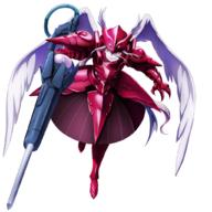 character:shalltear_bloodfallen copyright:overlord_(maruyama) game:overlord:_mass_for_the_dead general:1girl general:full_body general:simple_background tagme technical:grabber unknown:Armor unknown:black_background unknown:fang unknown:light_purple_hair unknown:looking_at_viewer unknown:plate_armor unknown:polearm unknown:red_eyes unknown:spear unknown:vampire unknown:weapon unknown:wings // 1024x1024 // 758.7KB