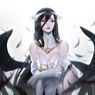 artist:zeronis character:albedo copyright:overlord_(maruyama) general:cleavage general:horns general:wings technical:grabber // 1920x1920 // 457.5KB