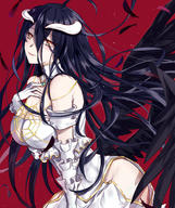 artist:empty character:albedo copyright:overlord_(maruyama) general:1girl general:absurdres general:black_hair general:cleavage general:demon_girl general:highres general:horns general:large_breasts general:long_hair general:solo general:swimsuit general:yellow_eyes technical:grabber unknown:bangs unknown:bare_shoulders unknown:bikini unknown:black_feathers unknown:black_wings unknown:breasts unknown:collarbone unknown:demon_horns unknown:dress unknown:feathered_wings unknown:hand_on_own_chest unknown:hip_vent unknown:long_dress unknown:looking_at_viewer unknown:low_wings unknown:tareme unknown:thighs unknown:very_long_hair unknown:white_bikini unknown:white_dress unknown:wings // 2508x3000 // 3.1MB