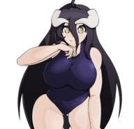 artist:wokecobo character:albedo copyright:overlord_(maruyama) general:big_breasts general:horns general:looking_at_viewer general:overlord general:purple_hair general:succubus general:succubus_horns general:swimsuit general:thick_thighs general:yellow_eyes technical:grabber // 2244x2166 // 1.4MB