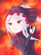 character:shalltear_bloodfallen copyright:overlord_(maruyama) tagme technical:grabber unknown:戦い unknown:炎 unknown:苦戦 // 1000x1334 // 956.1KB