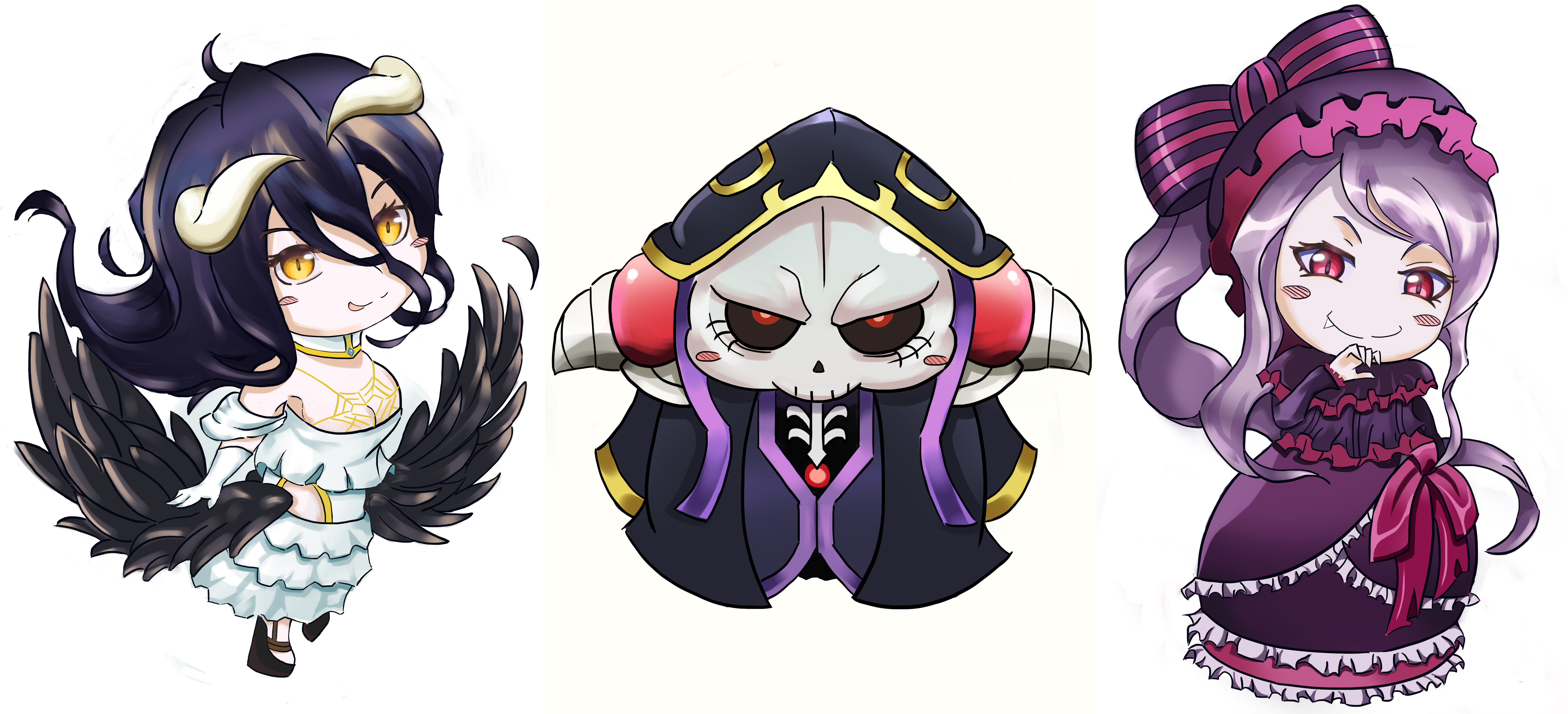 Overbooru Image 91 Character Ainz Ooal Gown Character Albedo Technical Grabber Unknown Overlord Unknown Anime Unknown Chibi Unknown Fanart Unknown オーバーロード アニメ Unknown シャルティア ブラッドフォールン