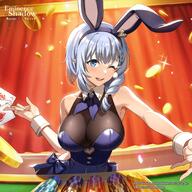 character:beta_(kage_no_jitsuryokusha_ni_naritakute!) copyright:kage_no_jitsuryokusha_ni_naritakute! general:1girl general:animal_ears general:blue_eyes general:breasts general:casino general:grey_hair general:large_breasts general:leotard general:official_art general:one_eye_closed general:playboy_bunny general:poker_chip general:solo general:wink technical:grabber // 1080x1080 // 201.7KB