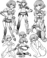 artist:mitsurou character:clementine_(overlord) copyright:overlord_(maruyama) general:1girl general:armor general:breasts general:cleavage general:garter_belt general:garter_straps general:gauntlets general:greyscale general:medium_breasts general:monochrome general:navel general:pauldrons general:short_hair general:skirt general:sword general:toned general:weapon meta:highres tagme technical:grabber // 1000x1237 // 217.2KB