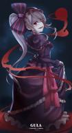 artist:mountainpig character:shalltear_bloodfallen copyright:overlord copyright:overlord_(maruyama) general:1girl general:bonnet general:bow general:dress general:female general:frilled_dress general:frills general:gothic_lolita general:lolita_fashion general:long_hair general:looking_at_viewer general:mahou_shaojiu general:ponytail general:red_eyes general:silver_hair general:solo general:tied_hair medium:high_resolution medium:very_high_resolution tagme technical:grabber // 1918x3505 // 525.5KB