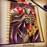 character:ainz_ooal_gown technical:grabber unknown:Ainz unknown:Cool unknown:OVERLORD unknown:SKELETON_LIFE unknown:anime unknown:art unknown:fanart unknown:illustration unknown:nerozerox // 1024x1024 // 233.7KB