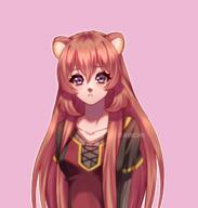 artist:itamichii_mei character:raphtalia copyright:tate_no_yuusha_no_nariagari general:1girl general:animal_ear_fluff general:animal_ears general:artist_name general:black_shirt general:breasts general:brown_hair general:collarbone general:grey_shirt general:hair_between_eyes general:layered_shirt general:long_hair general:long_sleeves general:looking_at_viewer general:open_mouth general:outline general:pink_background general:purple_eyes general:raccoon_ears general:raccoon_girl general:red_shirt general:shirt general:short_sleeves general:simple_background general:small_breasts general:solo general:straight-on general:two-tone_shirt general:upper_body general:white_outline meta:commentary meta:english_commentary meta:highres technical:grabber // 1504x1580 // 1.3MB