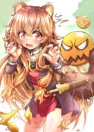 artist:masa-o character:balloon_(tate_no_yuusha_no_nariagari) character:raphtalia copyright:tate_no_yuusha_no_nariagari general:1girl general:2others general:animal_ear_fluff general:animal_ears general:bike_shorts general:biting_another's_tail general:black_shorts general:blush general:brown_hair general:brown_shirt general:claw_pose general:collar general:collarbone general:cowboy_shot general:fingernails general:gold_trim general:hair_between_eyes general:hair_tubes general:layered_shirt general:leg_up general:long_hair general:looking_at_viewer general:metal_collar general:metal_wrist_cuffs general:multiple_others general:open_mouth general:outdoors general:pain general:popped_balloon general:raccoon_ears general:raccoon_girl general:raccoon_tail general:red_eyes general:red_shirt general:shaking general:sharp_fingernails general:shirt general:shorts general:standing general:standing_on_one_leg general:tail general:tearing_up general:two-tone_shirt meta:commentary meta:highres technical:grabber // 1200x1700 // 2.5MB