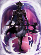 artist:KURO派° character:albedo general:armor // 1500x2000 // 2.5MB