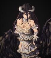 artist:mugu桑 character:albedo // 512x575 // 149.8KB