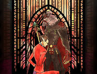 Mangaka:Pixiv_Id_39646968 Series:Overlord character:demiurge character:ulbert_alain_odle technical:grabber // 1200x911 // 1.0MB