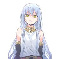 artist:mizuki_riko character:rimuru_tempest copyright:tensei_shitara_slime_datta_ken general:1girl general:bare_shoulders general:black_sleeves general:blue_hair general:hair_between_eyes general:long_hair general:looking_at_viewer general:shirt general:simple_background general:sleeveless general:sleeveless_shirt general:smile general:solo general:upper_body general:white_background general:white_shirt general:yellow_eyes meta:commentary_request meta:english_commentary meta:mixed-language_commentary technical:grabber // 680x672 // 245.4KB