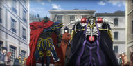 character:ainz_ooal_gown character:momon_(overlord) character:narberal_gamma character:pandora's_actor general:anime_overlord_s4 general:screencap // 2048x1024 // 352.6KB