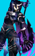 Mangaka:Horokka Series:Overlord character:albedo general:armor technical:grabber // 758x1200 // 553.6KB