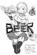 Character:Foire_(Overlord) artist:so-bin copyright:overlord_(maruyama) general:1girl general:highres general:official_art tagme technical:grabber unknown:cup unknown:food unknown:maid unknown:maid_headdress unknown:monochrome unknown:mug unknown:translation_request // 1015x1502 // 939.4KB