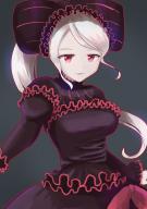 character:shalltear_bloodfallen copyright:overlord_(maruyama) general:1girl general:bonnet general:dress general:female general:frilled_dress general:frills general:gothic_lolita general:lolita_fashion general:long_hair general:looking_at_viewer general:padded_bra general:pepeawakeve general:ponytail general:red_eyes general:silver_hair general:solo general:tied_hair medium:high_resolution medium:simple_background tagme technical:grabber // 1060x1500 // 281.1KB