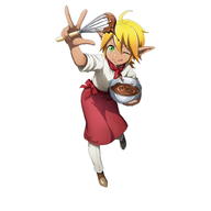 technical:grabber unknown:1girl unknown:Dark_Elf unknown:Dark_Skin unknown:Solo unknown:apron unknown:ascot unknown:aura_bella_fiora unknown:blonde_hair unknown:chocolate_making unknown:elf unknown:green_eyes unknown:hand_up unknown:long_ears unknown:official_art unknown:one_eye_closed unknown:overlord_(maruyama) unknown:pants unknown:pointy_ears unknown:red_ribbon unknown:ribbon unknown:shirt unknown:smile unknown:tagme unknown:valentine unknown:waist_apron unknown:white_background unknown:white_pants unknown:white_shirt // 1024x1024 // 216.5KB