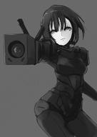 artist:malcolm_x_(artist) character:sanakan copyright:blame! general:1girl general:android general:arm_cannon general:breasts general:closed_mouth general:cyborg general:emblem general:facial_mark general:forehead_mark general:graviton_beam_emitter general:greyscale general:looking_at_viewer general:monochrome general:pale_skin general:safeguard_(blame!) general:science_fiction general:short_hair general:simple_background general:solo general:weapon meta:highres technical:grabber // 850x1202 // 54.5KB