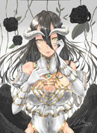 character:albedo technical:grabber unknown:OVERLORD unknown:オーバーロード unknown:オーバーロード(アニメ) // 4000x5500 // 2.7MB