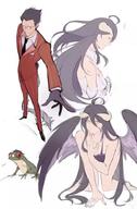 Mangaka:Pixiv_Id_7830915 Series:Overlord character:albedo character:demiurge technical:grabber // 640x977 // 253.6KB