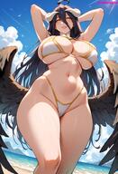 artist:bombacopta character:albedo copyright:overlord_(maruyama) general:1girls general:ahoge general:beach general:big_breasts general:bikini general:black_hair general:breasts general:curvaceous general:curvy general:female general:hair_between_eyes general:hands_behind_head general:hips general:horns general:large_breasts general:mature_female general:navel general:posing general:seductive general:simple_background general:succubus general:thick general:thick_hips general:thick_thighs general:thighs general:wings general:yellow_eyes meta:ai_generated meta:highres technical:grabber // 2496x3648 // 5.2MB