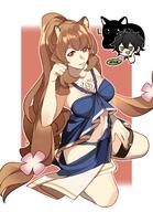 artist:dice657523 character:iwatani_naofumi character:raphtalia copyright:tate_no_yuusha_no_nariagari general:1boy general:1girl general::d general:animal_ear_fluff general:animal_ears general:belt general:bikini general:black_cat general:black_hair general:blue_bikini general:border general:breasts general:brown_hair general:cat general:chest_tattoo general:cleavage general:collarbone general:flower general:full_body general:green_eyes general:hair_flower general:hair_ornament general:high_ponytail general:long_hair general:medium_breasts general:navel general:outline general:outside_border general:paw_pose general:raccoon_ears general:raccoon_girl general:raccoon_tail general:red_background general:red_eyes general:signature general:sitting general:slave_brand general:smile general:solo_focus general:speech_bubble general:stomach general:swimsuit general:tail general:tattoo general:thigh_belt general:thigh_strap general:thumbs_up general:wariza general:white_border general:white_outline meta:absurdres meta:commentary_request meta:english_commentary meta:highres technical:grabber // 2600x3600 // 1.2MB