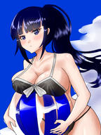 artist:artist_request character:narberal_gamma copyright:overlord_(maruyama) general:big_breasts general:bikini general:black_hair general:blush general:long_hair general:ponytail metadata:tagme technical:grabber // 1500x2000 // 621.1KB