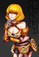 artist:renshena character:clementine_(overlord) copyright:overlord_(maruyama) general:1girl general:blonde_hair general:breasts general:cleavage general:criss-cross_halter general:garter_belt general:gauntlets general:halter_top general:halterneck general:large_breasts general:pauldrons general:red_eyes general:sketch general:smile general:solo meta:highres tagme technical:grabber // 1181x1748 // 222.7KB