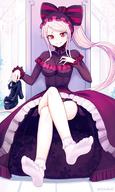 artist:rezodwel character:shalltear_bloodfallen copyright:overlord_(maruyama) general:1girl general:bow general:closed_mouth general:dress general:fang general:feet general:frilled_dress general:frills general:gothic_lolita general:lolita_fashion general:long_hair general:looking_at_viewer general:ponytail general:red_eyes general:smile general:socks general:soles general:solo general:twitter_username general:vampire general:very_long_hair tagme technical:grabber // 3392x5661 // 11.0MB