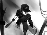 character:scout_(tf2) copyright:blame! copyright:team_fortress_2 general:1boy general:armor general:authority_(blame!) general:backpack general:bag general:baseball_bat general:baseball_cap general:briefcase general:cable general:electricity general:emblem general:greyscale general:hat general:headset general:lightning general:male_focus general:monochrome general:parody general:solo general:suitcase general:water technical:grabber // 800x600 // 49.2KB