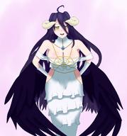 character:albedo copyright:overlord_(maruyama) technical:grabber // 1709x1831 // 1.9MB