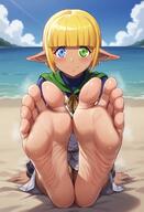 character:mare_bello_fiore copyright:overlord_(maruyama) general:barefoot general:dark_elf general:elf general:elf_ears general:feet general:femboy general:foot_fetish general:heterochromia general:trap meta:ai_generated technical:grabber // 832x1216 // 145.5KB