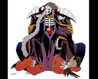 Mangaka:Pixiv_Id_2262334 Series:Overlord character:ainz_ooal_gown character:demiurge technical:grabber // 2409x1941 // 747.6KB