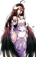 Mangaka:Pixiv_Id_8901700 Series:Overlord character:albedo technical:grabber // 2600x4050 // 4.4MB